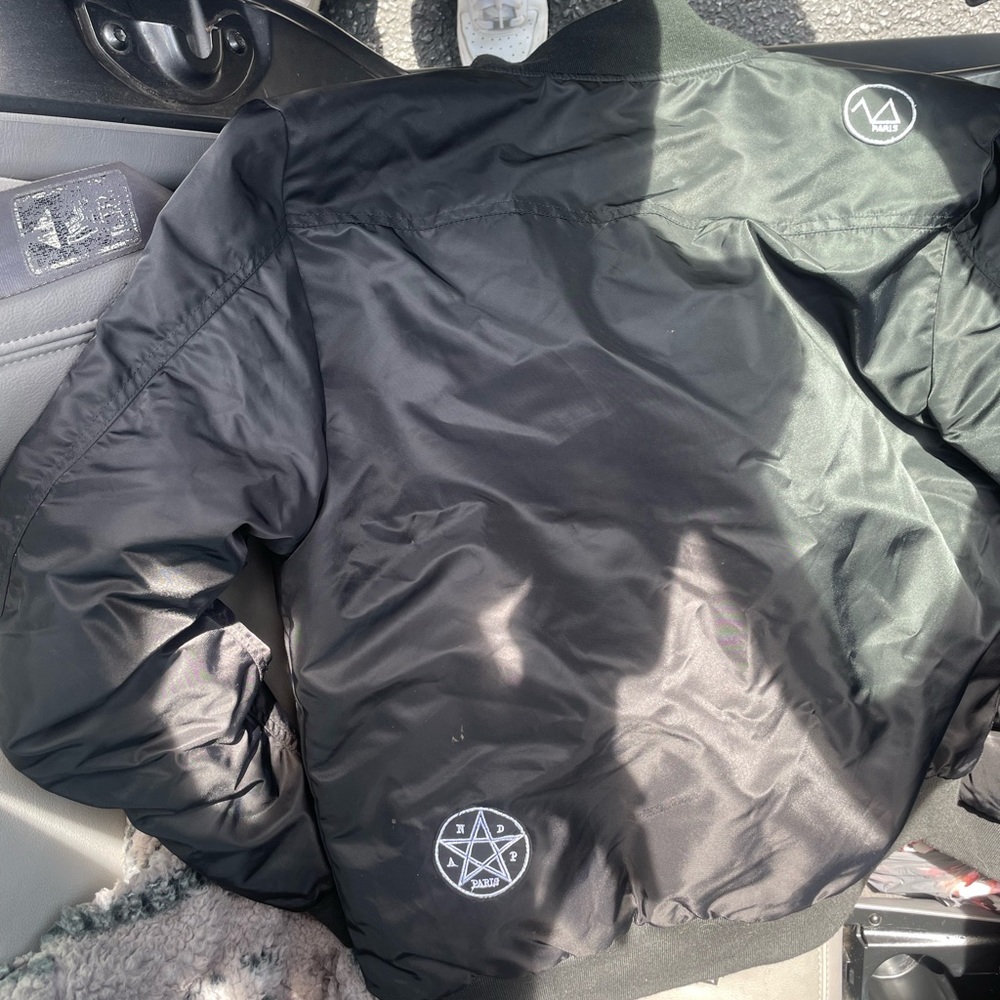 Leather Patchwork Vintage Jacket - image 2